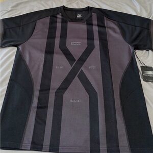 Savage X Fenty Men's Black and Dark Gray Jersey